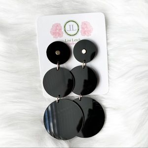 Lisi Lerch Acrylic Greta Earrings - Black